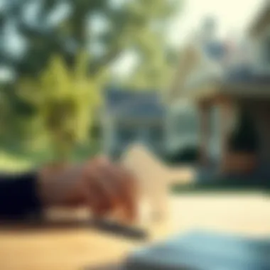 Closing the Deal on Foreclosure Graphic showing the successful finalization of a home purchase