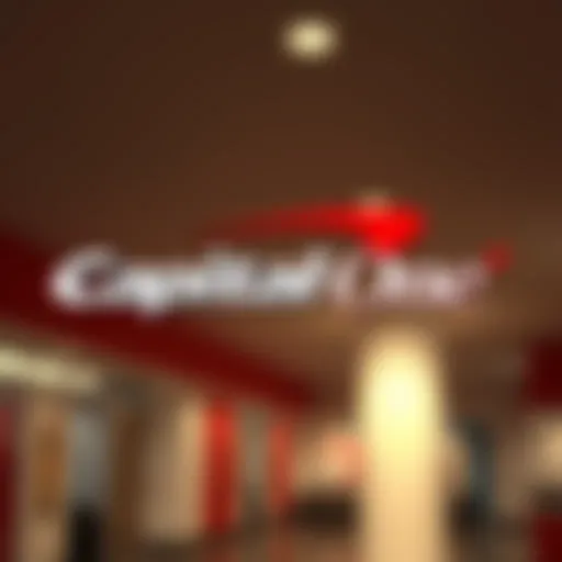 A visual representation of the Capital One logo