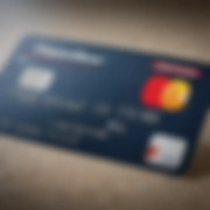 A close-up view of a Capital One rewards card highlighting its benefits and features.