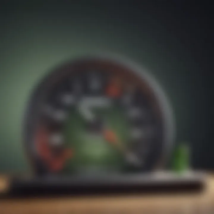 A graphic illustrating the significance of credit scores