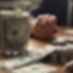 Illustration of cash-out refinancing process