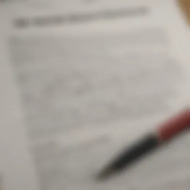 Understanding Your Lease Agreement A close-up of a lease agreement with highlighted terms