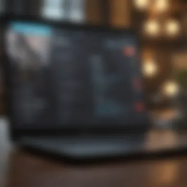 Maximizing Income through Gig Economy Opportunities A laptop displaying gig economy job listings