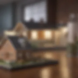 Visual representation of mortgage refinancing benefits