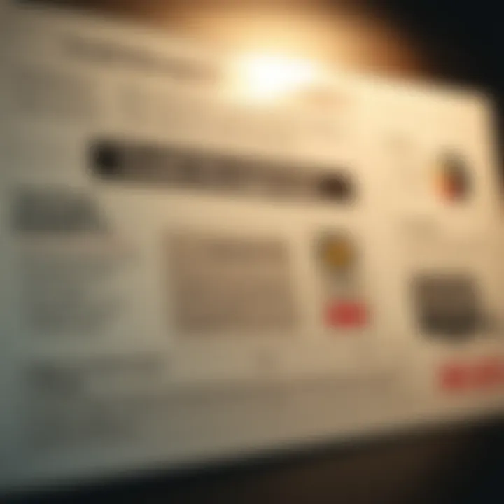 Chart demonstrating effective credit management tips