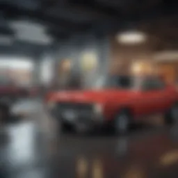 Conceptual illustration of credit score impact due to repossession