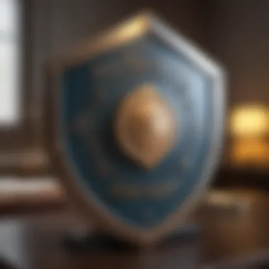 Protecting Your Credit Report Illustration of a credit report with a shield