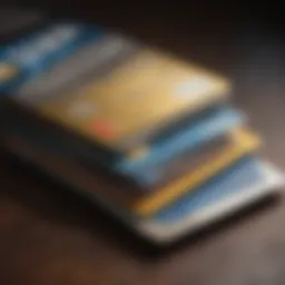 An assortment of debit cards