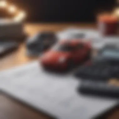 Calculating Your Budget and Offer A calculator with financial data related to car purchases.