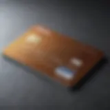 Visualization of credit card options for utility payments