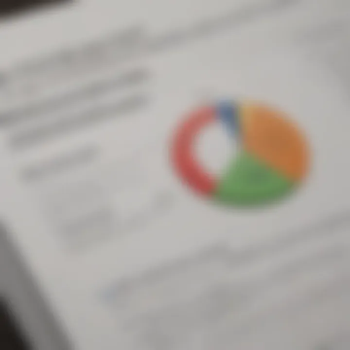 A chart depicting how to interpret credit report data