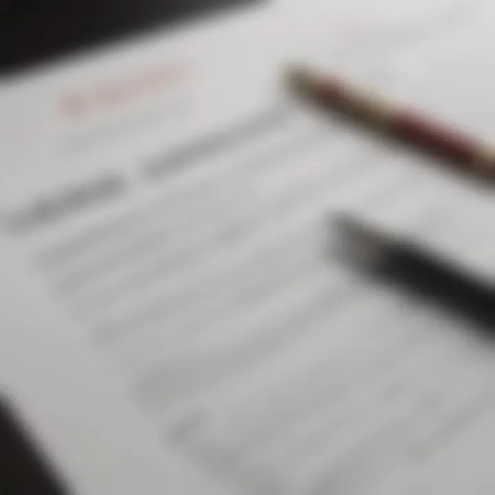 A close-up view of a lease agreement document with a pen, emphasizing the importance of understanding contracts.