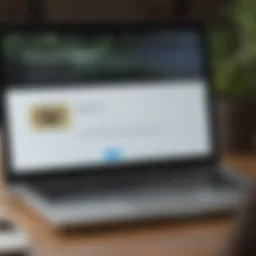 A laptop screen displaying the Fingerhut login page