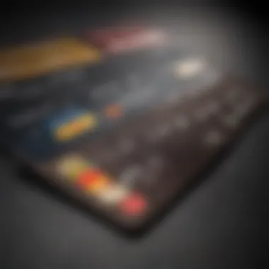 A visual representation of a credit card application form.