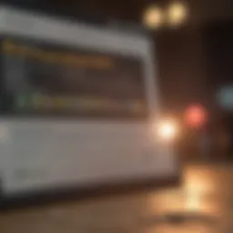 Detailed view of a credit report highlighting hard inquiries