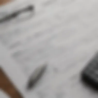 Understanding Loan Details and Financing A close-up of financial documents and a calculator indicating loan details.