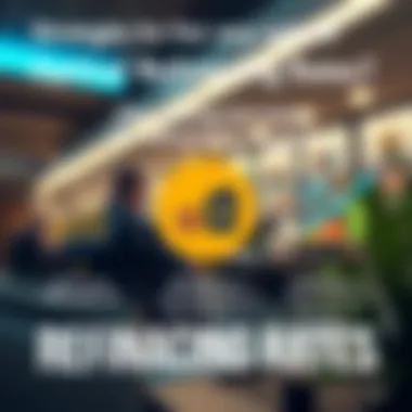 Infographic showcasing strategies for securing optimal refinancing rates