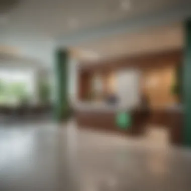 Welcoming Environment at TD Bank A modern bank branch showcasing TD Bank's welcoming environment