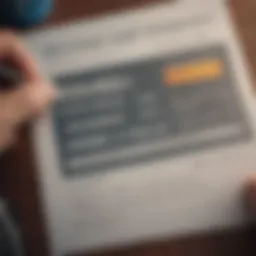 A detailed view of a credit score report highlighting important factors.
