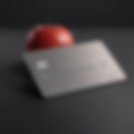 Apple Card showcasing its sleek design