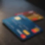 Visual representation of secured credit card features