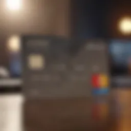 A visual representation of a secured credit card