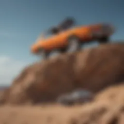 A graph showing the impact of auto refinancing on credit scores over time