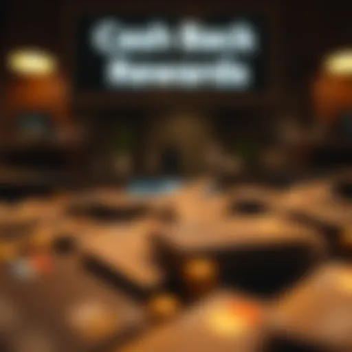 Visual representation of cash back rewards with Discover cards