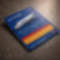 Credit card showcasing Southwest Airlines branding