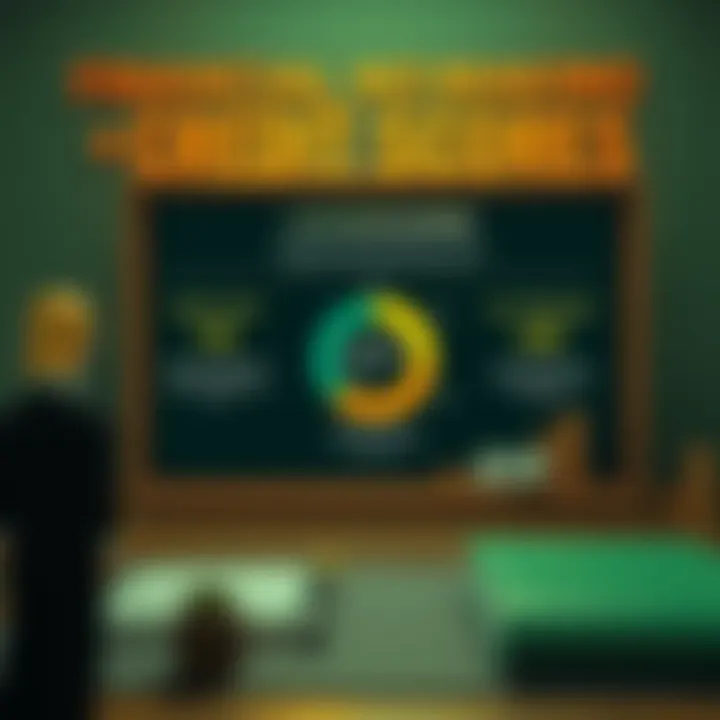 Financial Decision-Making and Credit Scores Infographic on financial decision-making and credit scores