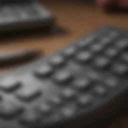 An illustration of the simple interest formula with a calculator