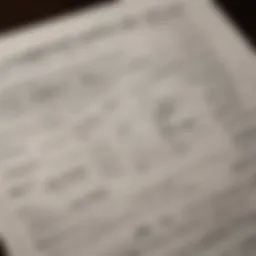 Detailed paycheck stub showcasing critical income information