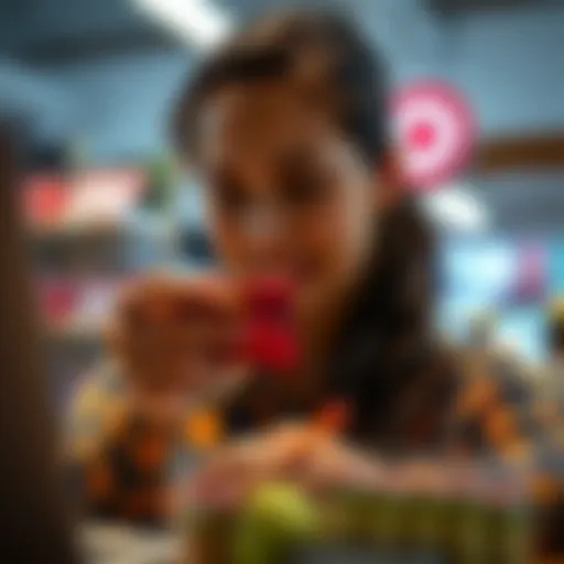 Person evaluating credit card options