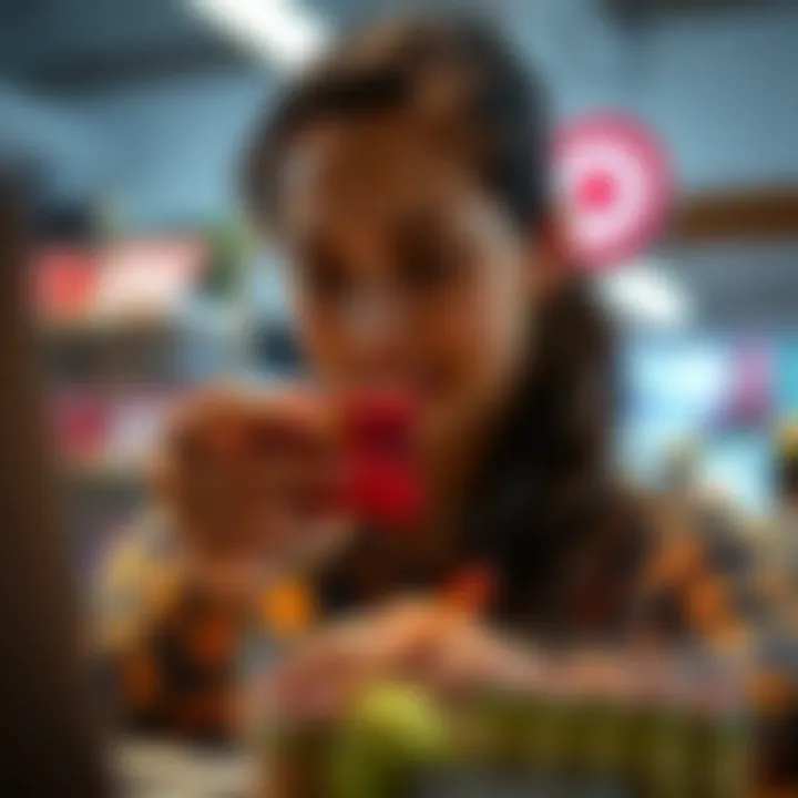 Person evaluating credit card options