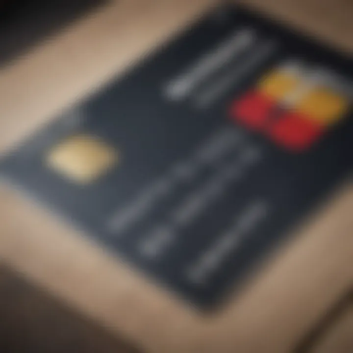 A close-up view of a Delta Card highlighting its features