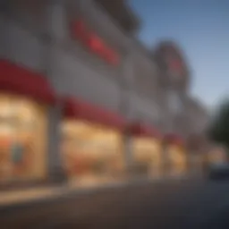 TJ Maxx store exterior showcasing shopping options