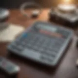 Illustration depicting the mechanics of timeshare loan calculators