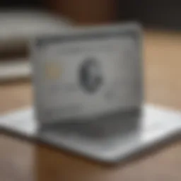 An elegant display of various American Express cards on a desk.