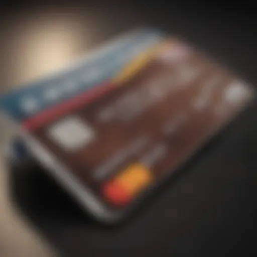 Detailed view of the Speedway Credit Card showcasing its features